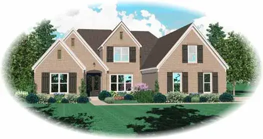 Traditional house plans 6-1804 - front exterior, 3,039 sq ft, 4 bed, 3 bath house plans | Monster House Plans