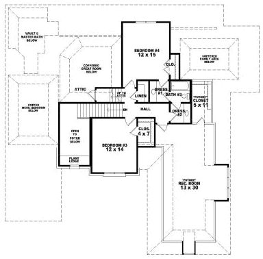 Upper/Second Floor Plan: 6-1805