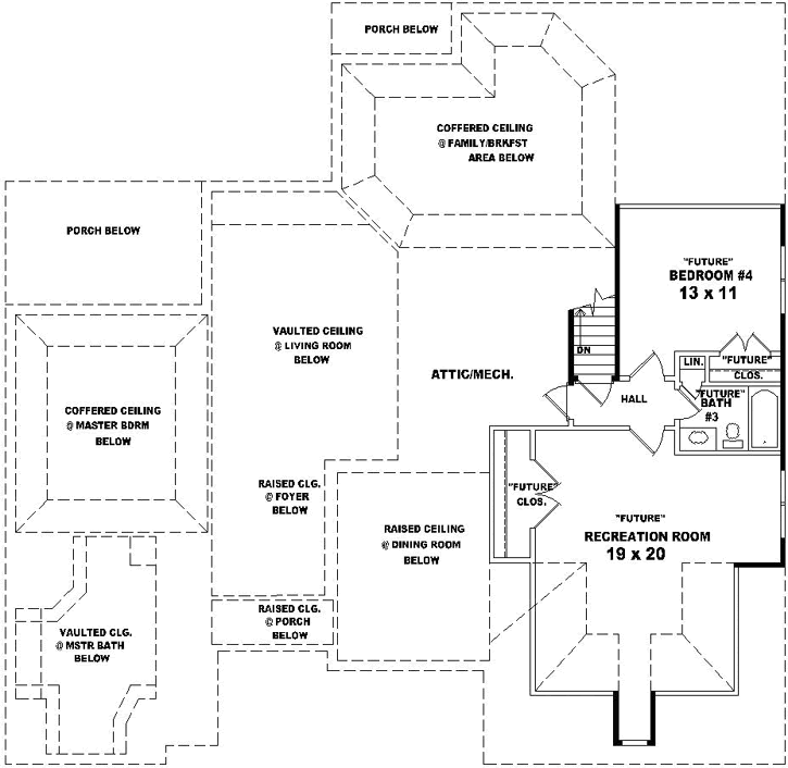 Upper/Second Floor Plan: 6-1807