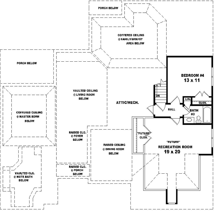 Upper/Second Floor Plan: 6-1808