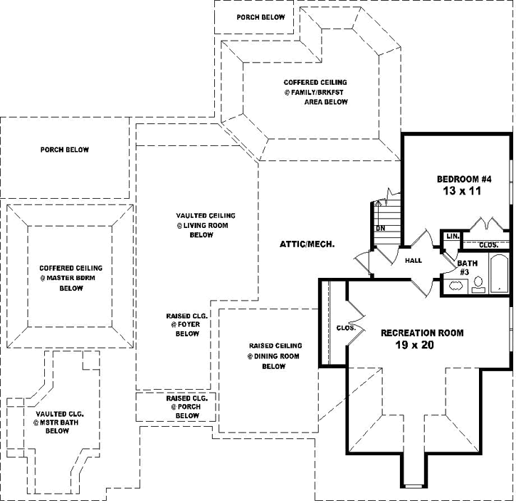 Upper/Second Floor Plan: 6-1809