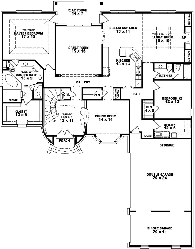 Main Floor Plan: 6-1820