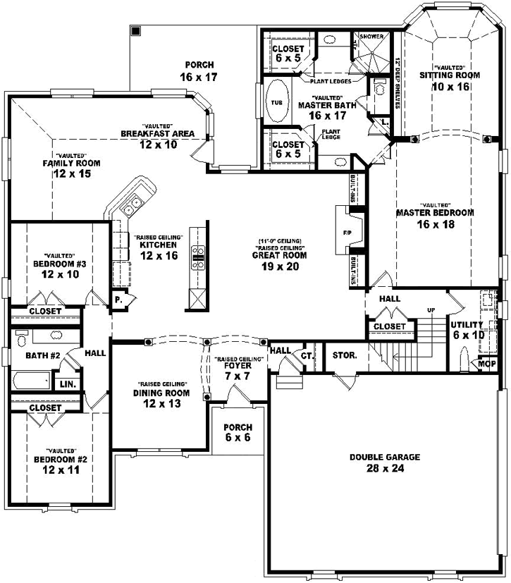 Main Floor Plan: 6-1825