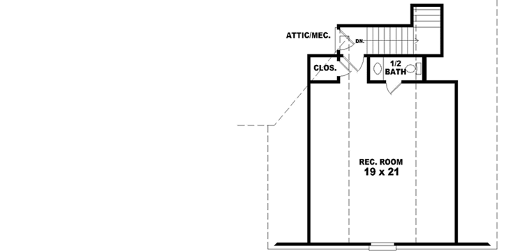 Upper/Second Floor Plan: 6-1826