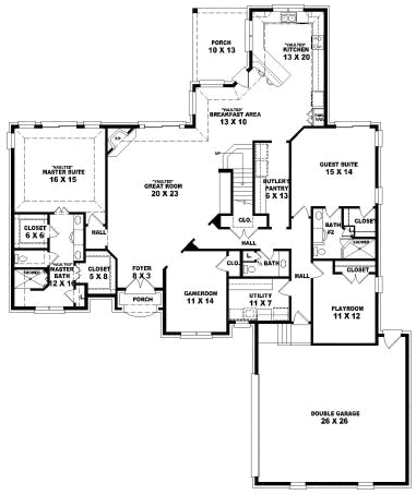 Main Floor Plan: 6-1828
