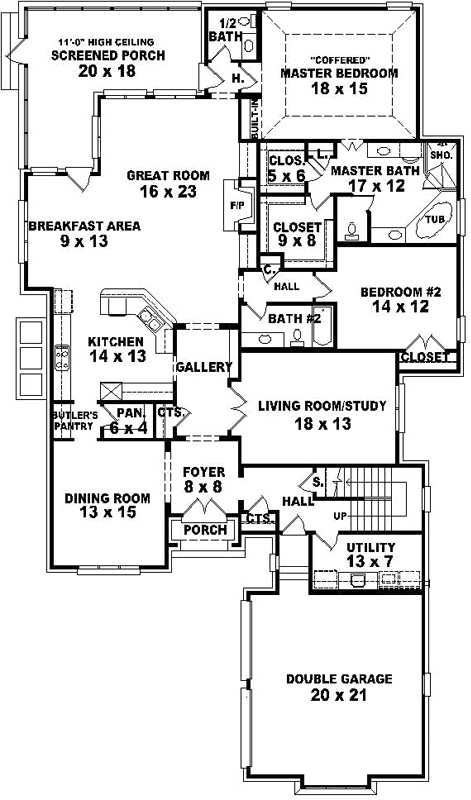 Main Floor Plan: 6-1832