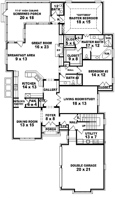Main Floor Plan: 6-1833