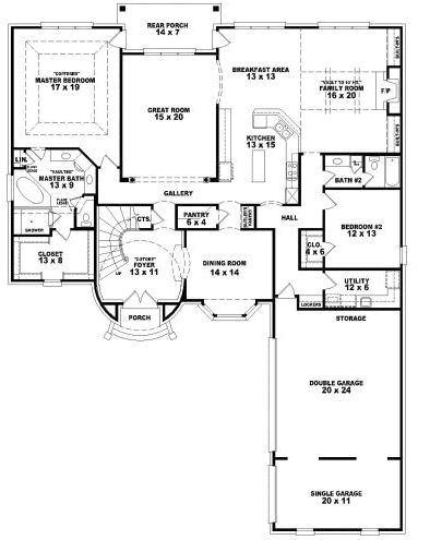 Main Floor Plan: 6-1834