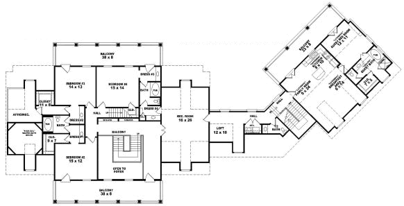 Upper/Second Floor Plan:6-1836