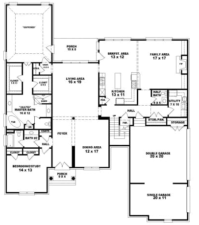 Main Floor Plan: 6-1837
