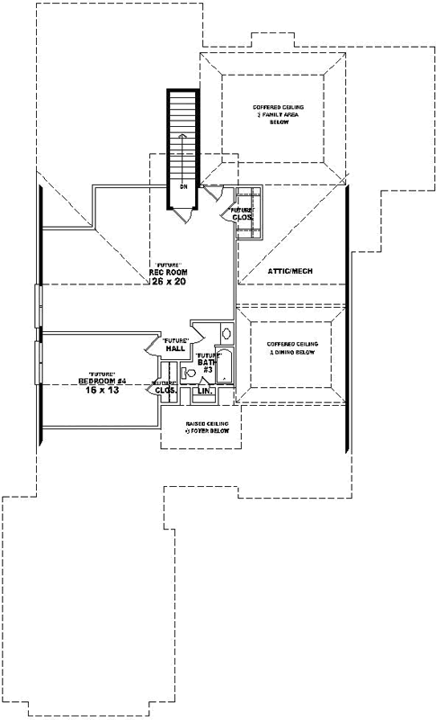Upper/Second Floor Plan: 6-1841