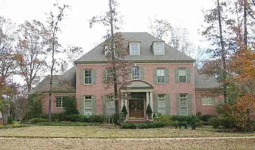New England Colonial house plans 6-1847 - front exterior, 4,441 sq ft, 4 bed, 3 bath house plans | Monster House Plans