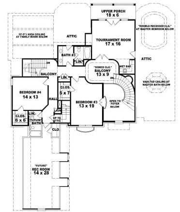 Upper/Second Floor Plan: 6-1849