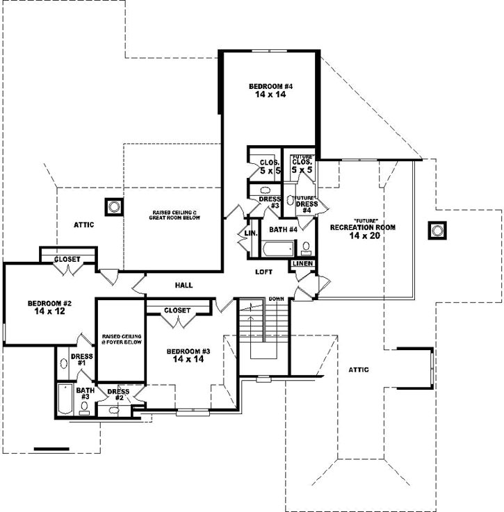 Upper/Second Floor Plan:6-1851
