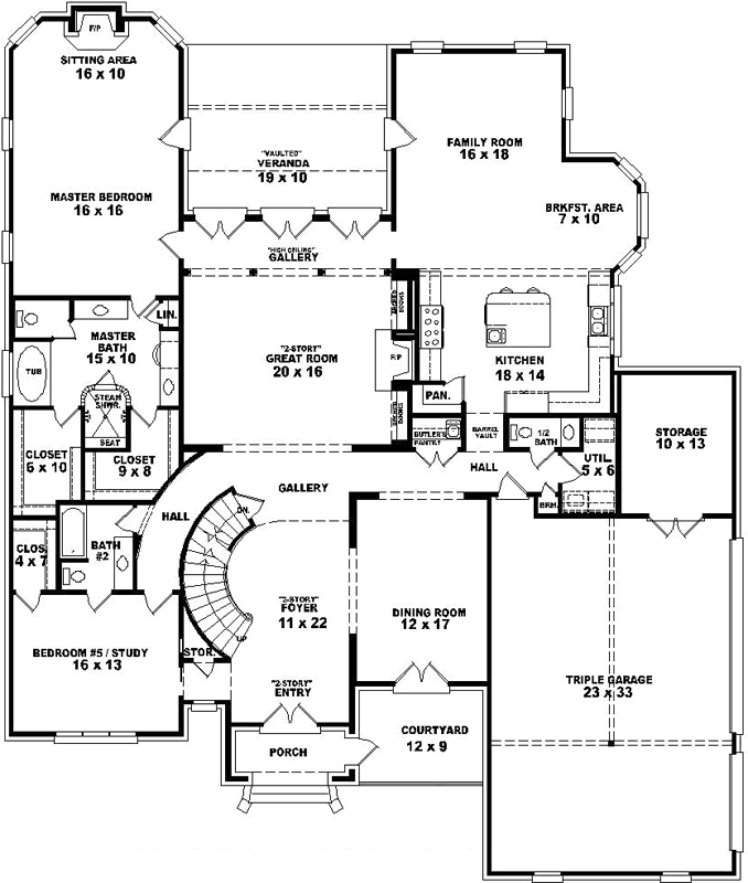 Main Floor Plan: 6-1853