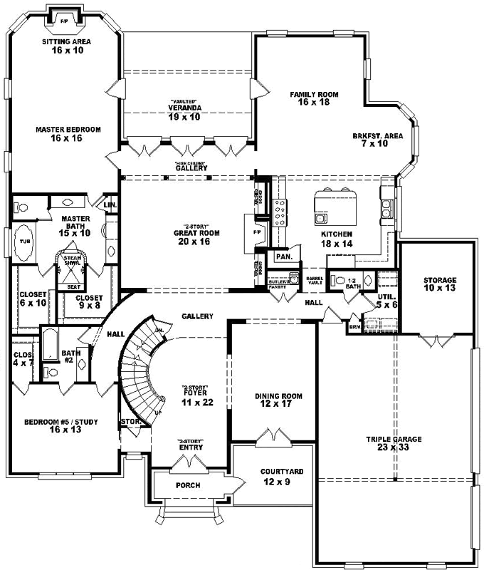 Main Floor Plan: 6-1854