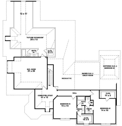 Upper/Second Floor Plan: 6-1858