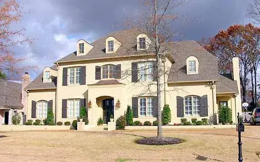 European house plans 6-1865 - front exterior, 5,120 sq ft, 6 bed, 5 bath house plans | Monster House Plans