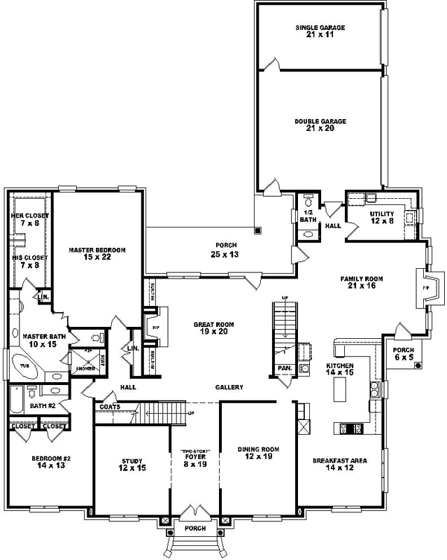 Main Floor Plan: 6-1866