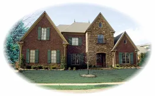 European house plans 6-1868 - front exterior, 4,899 sq ft, 5 bed, 4 bath house plans | Monster House Plans