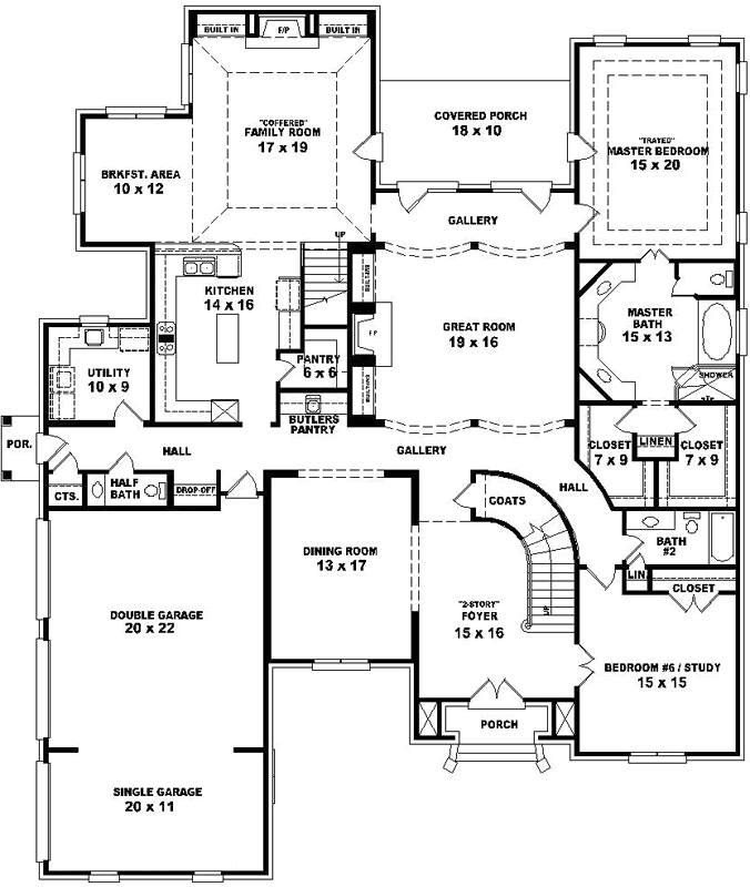 Main Floor Plan: 6-1868