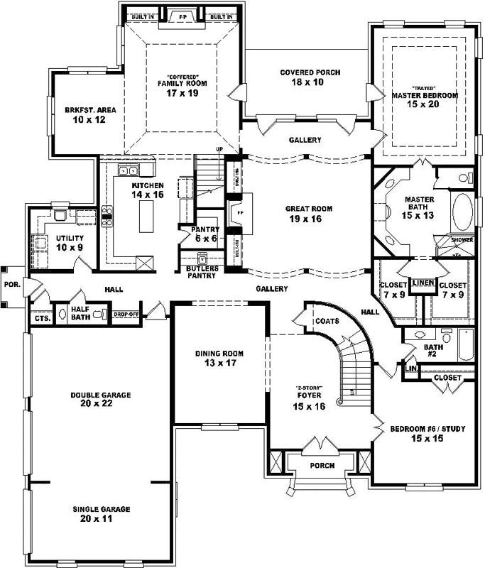 Main Floor Plan: 6-1869