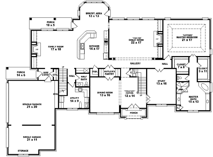 Main Floor Plan: 6-1870