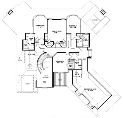 Upper/Second Floor Plan: 6-1875