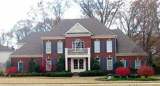 Southern Colonial house plans 6-1877 - front exterior, 4,374 sq ft, 4 bed, 4 bath house plans | Monster House Plans