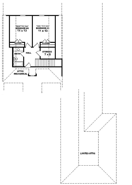 Upper/Second Floor Plan: 6-1879