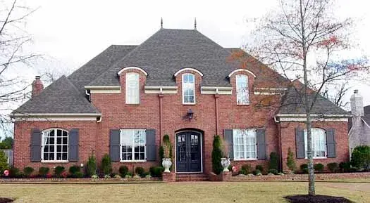 European house plans 6-1880 - front exterior, 4,890 sq ft, 5 bed, 5 bath house plans | Monster House Plans
