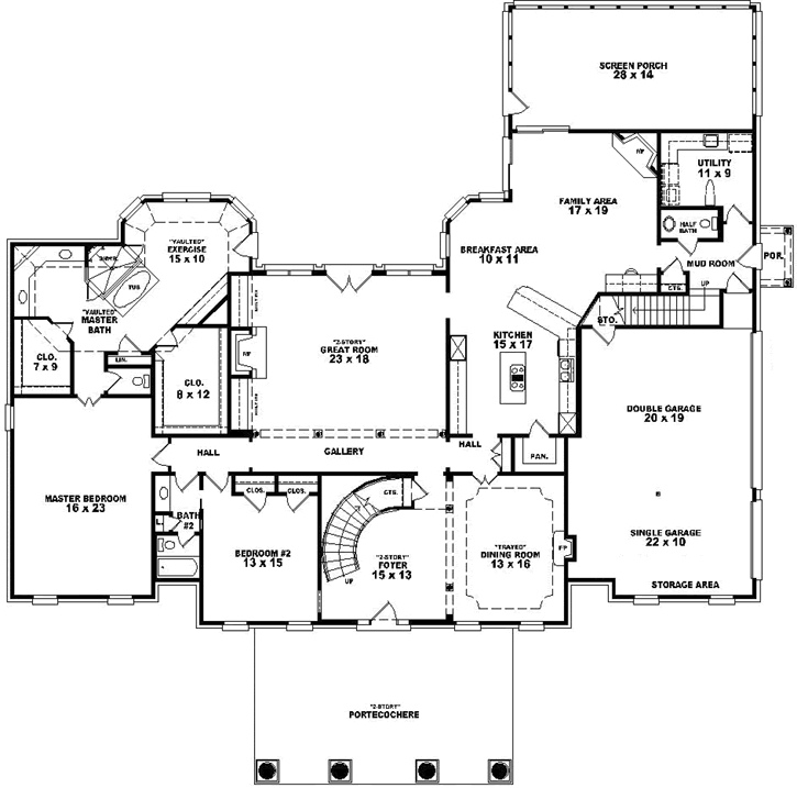 Main Floor Plan: 6-1883