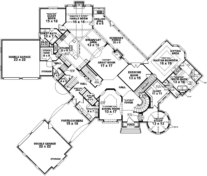 Main Floor Plan: 6-1886