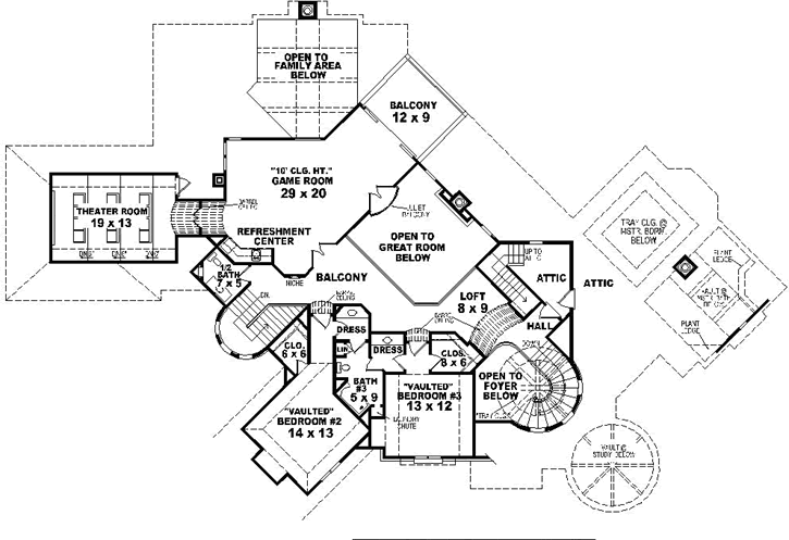 Upper/Second Floor Plan: 6-1889