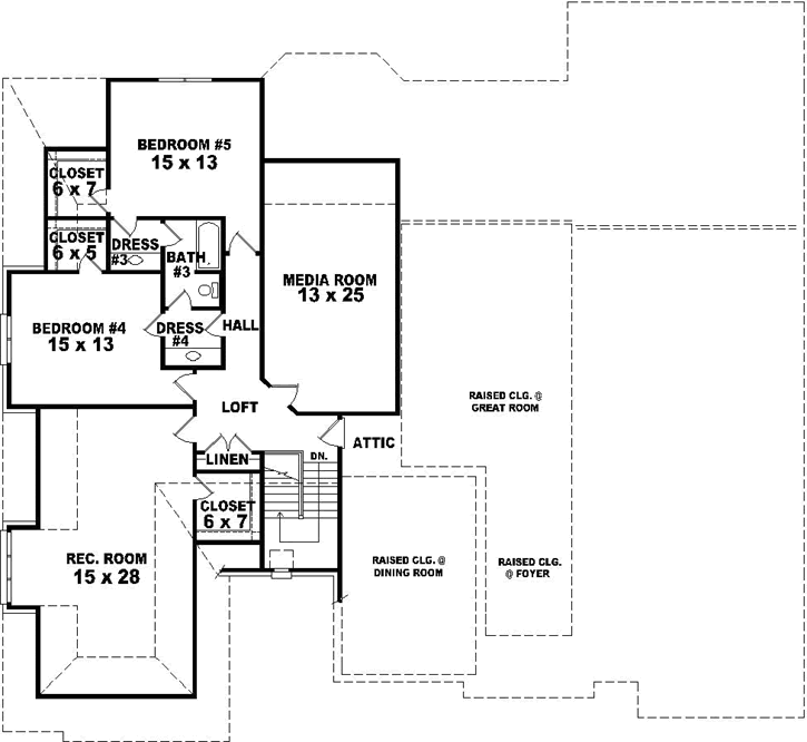 Upper/Second Floor Plan: 6-1891