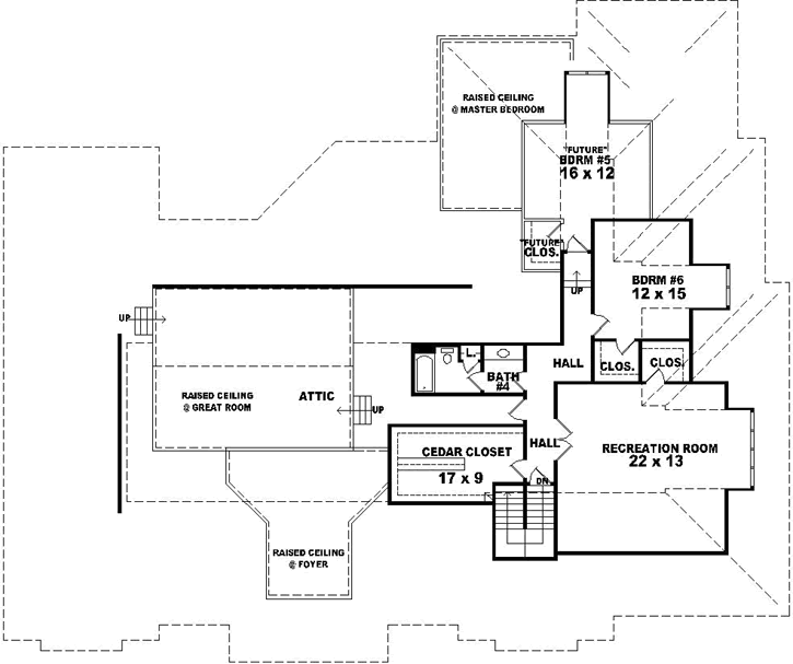 Upper/Second Floor Plan: 6-1895