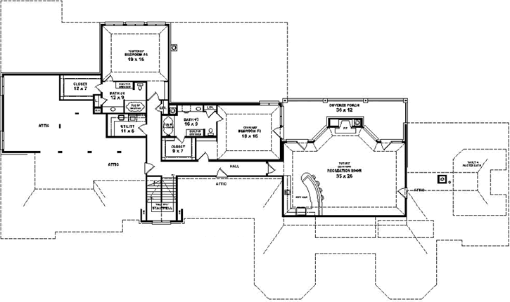 Upper/Second Floor Plan: 6-1899