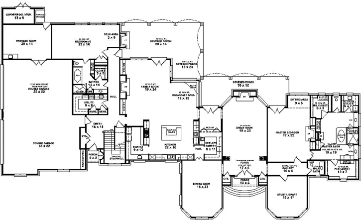 Main Floor Plan: 6-1900