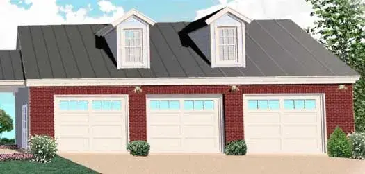 Country house plans 6-1903 - front exterior, 1,183 sq ft, 0 bed, 1 bath house plans | Monster House Plans