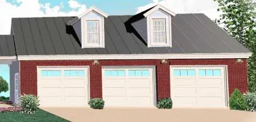 Traditional house plans 6-1907 - front exterior, 1,247 sq ft, 0 bed, 0 bath house plans | Monster House Plans