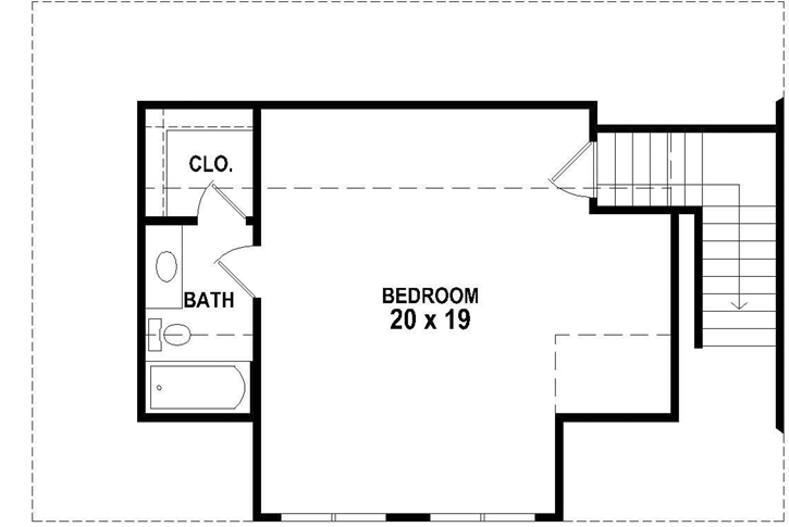 Upper/Second Floor Plan: 6-1910