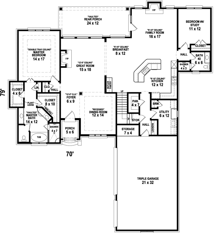 Main Floor Plan: 6-1911