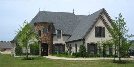 French Country house plans 6-1912 - front exterior, 4,836 sq ft, 5 bed, 3 bath house plans | Monster House Plans