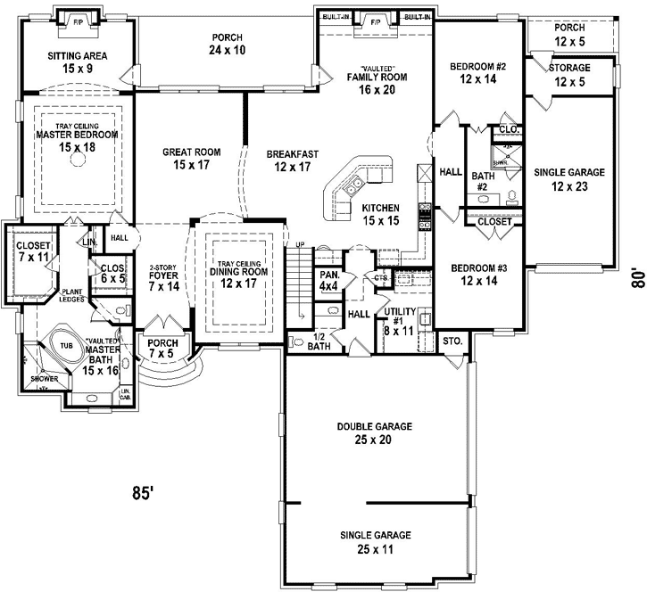 Main Floor Plan: 6-1912