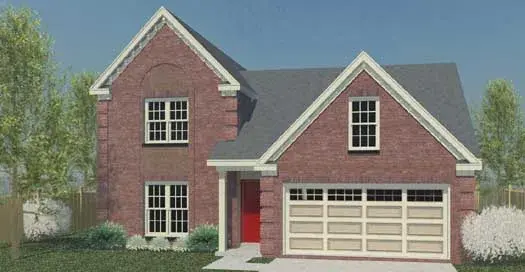European house plans 6-1914 - front exterior, 1,720 sq ft, 3 bed, 2 bath house plans | Monster House Plans