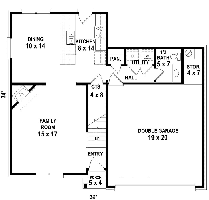 Main Floor Plan: 6-1914