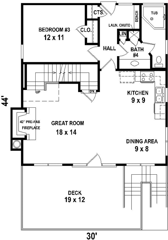 Main Floor Plan: 6-1916