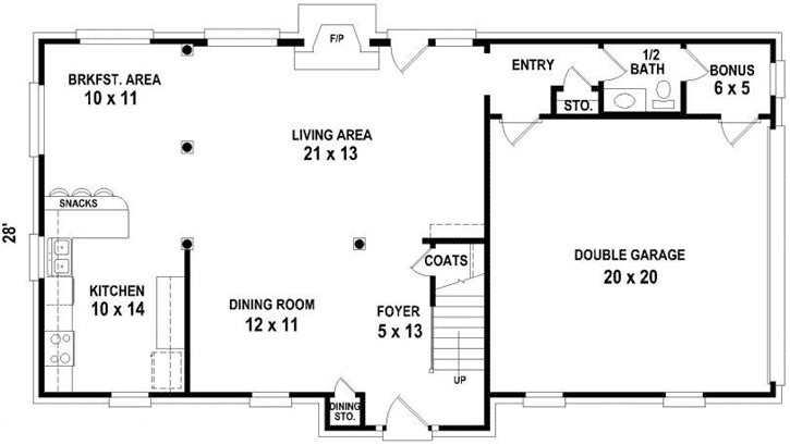 Main Floor Plan: 6-1919