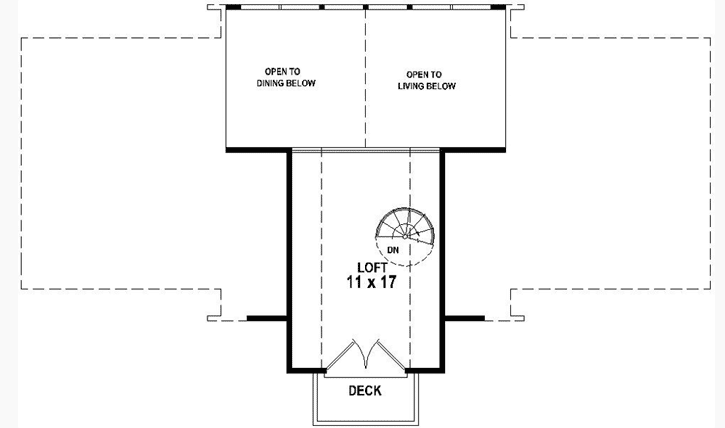 Upper/Second Floor Plan: 6-1925