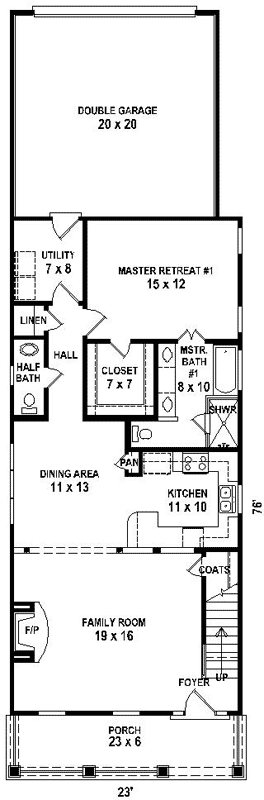 Main Floor Plan: 6-1929